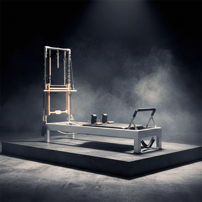 Reformer Torre Aluminum - Combinação Versátil de Pilates Clássico